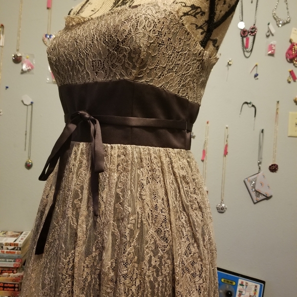 Laundry by Shelli segal tan lace frill dress - Picture 5 of 6